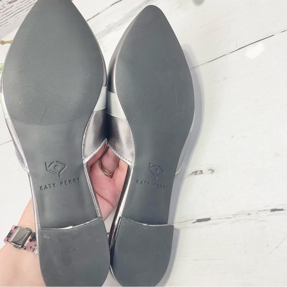 NWOT Katy Perry Gunmetal Christmas present The Stephanie Mule 6 M - Picture 8 of 9